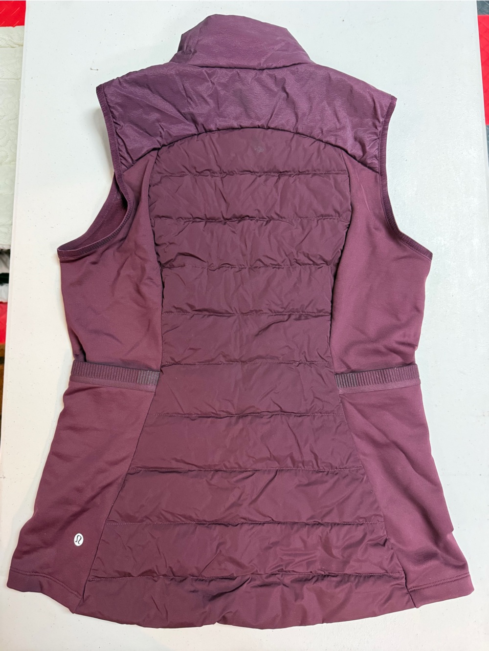 lululemon athletica Plum Quilted Panel Vest with High Collar - Picture 3 of 3